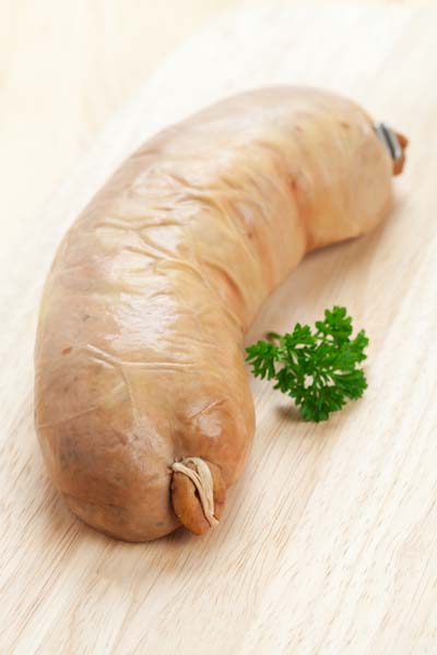 5 Schweinekrausen Naturdarm  Kaliber 56 60 mit Schlaufe für Blut und Leberwurst 